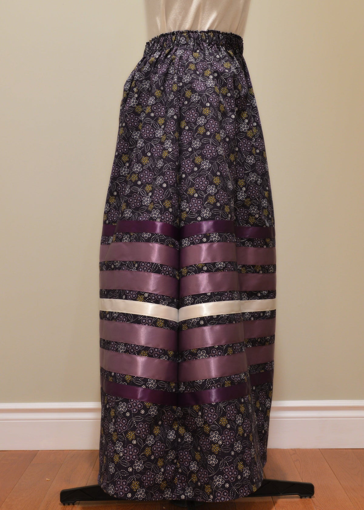 Purple Full Moon Rising Ribbon Skirt