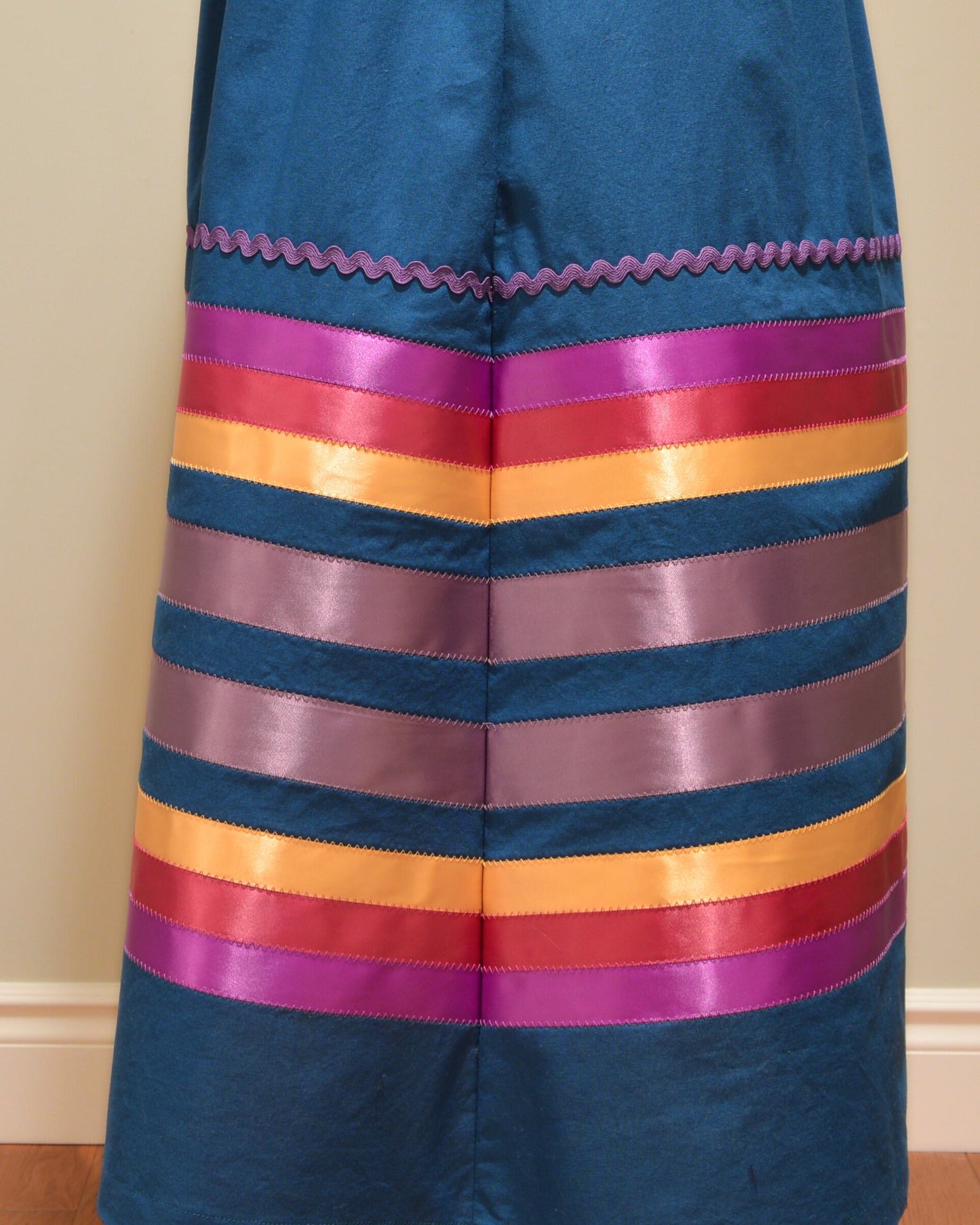 Dark Turquoise Ribbon Skirt