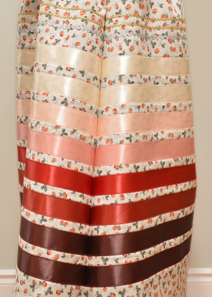 Strawberry Sage Ribbon Skirt