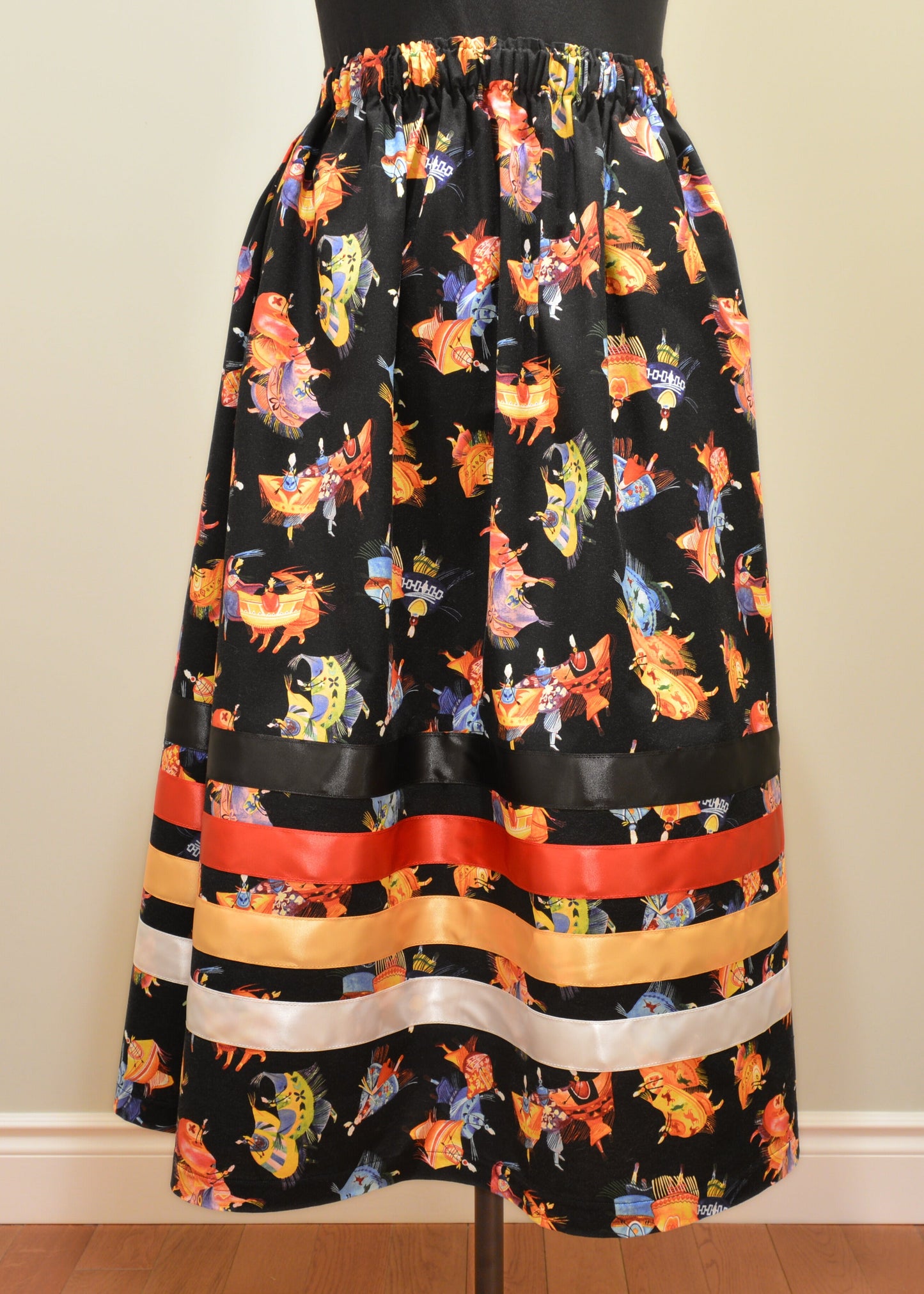 Jupe à ruban de danseuse châle 